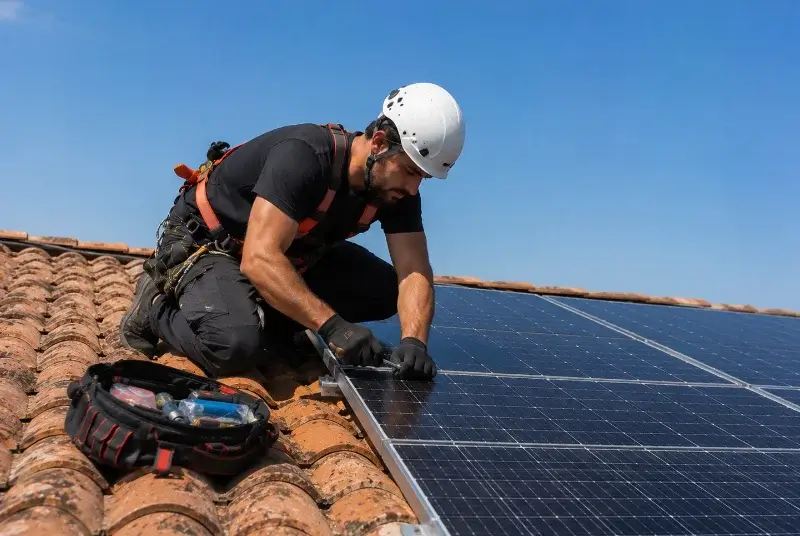 Maintenance et monitoring de panneaux solaires à Preignac